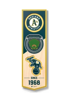 Best reviews of 🤩 MLB Oakland Athletics 3D Stadium Banner-6x19 by You The Fan 😍 -You The Fan Sales Belk 1896