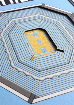 Promo ✔️ NCAA North Carolina Tar 👠 Heels 3D Stadium Banner-8x32 by You The Fan ❤️ -You The Fan Sales Belk 1907