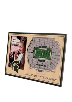 Best Sale 👏 NCAA Michigan State Spartans 3D StadiumViews Picture Frame - Spartan Stadium by You The Fan 🔥 -You The Fan Sales Belk 1917
