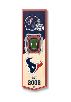 Hot Sale 😍 NFL Houston Texans 3D Stadium Banner-6x19 by You The Fan 🎁