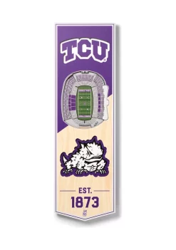Best deal 💯 NCAA TCU Horned Frogs 3D Stadium Banner-6x19 by You The Fan 🧨
