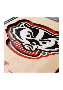Hot Sale ❤️ NCAA Wisconsin Badgers 3D Stadium Banner-6x19 by You The Fan ⌛ -You The Fan Sales Belk 1954