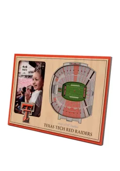 Best Pirce ✔️ NCAA Texas Tech Red Raiders 3D StadiumViews Picture Frame - Jones AT&T Stadium by You The Fan 😉 -You The Fan Sales Belk 1959