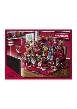 Best deal 😍 NCAA Arkansas Razorbacks Purebred Fans 500 Piece Puzzle-"A Real Nailbiter" by You The Fan 💯 -You The Fan Sales Belk 196