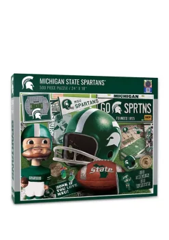 Discount π NCAA Michigan State Spartans Retro Series Puzzle - 500 Pieces by You The Fan π§¨