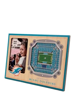 Discount 😉 NFL Miami Dolphins 3D StadiumViews Picture Frame - Hard Rock Stadium by You The Fan 🤩 -You The Fan Sales Belk 1969