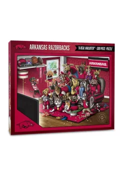 Best deal 😍 NCAA Arkansas Razorbacks Purebred Fans 500 Piece Puzzle-"A Real Nailbiter" by You The Fan 💯 -You The Fan Sales Belk 197