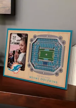 Discount 😉 NFL Miami Dolphins 3D StadiumViews Picture Frame - Hard Rock Stadium by You The Fan 🤩 -You The Fan Sales Belk 1972