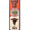 Cheap 🎉 NCAA Texas Tech Red Raiders 3D Stadium Banner-6x19 by You The Fan ✔️ -You The Fan Sales Belk 2000