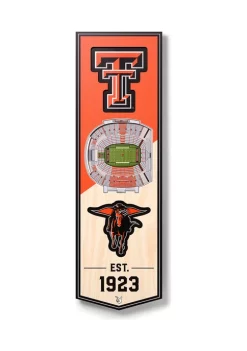 Cheap 🎉 NCAA Texas Tech Red Raiders 3D Stadium Banner-6x19 by You The Fan ✔️ -You The Fan Sales Belk 2002