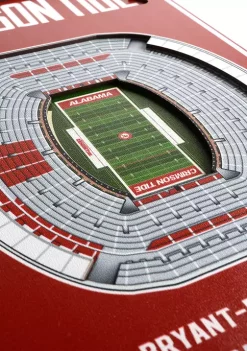 Flash Sale 🎉 NCAA Alabama Crimson Tide 3D Stadium Banner-8x32 by You The Fan 🧨 -You The Fan Sales Belk 2021
