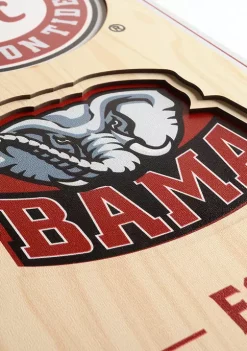 Flash Sale 🎉 NCAA Alabama Crimson Tide 3D Stadium Banner-8x32 by You The Fan 🧨 -You The Fan Sales Belk 2022