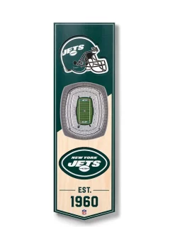 Brand new π NFL New York Jets 3D Stadium Banner-6x19 by You The Fan π