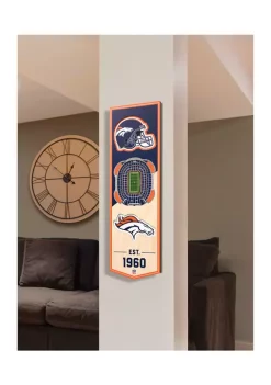Flash Sale ✨ NFL Denver Broncos 3D Stadium Banner-6x19 by You The Fan 👏 -You The Fan Sales Belk 2099