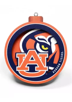 New 👍 NCAA Auburn Tigers 3D Logo Series Ornaments by You The Fan ✔️