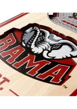 Buy 😉 NCAA Alabama Crimson Tide 3D Stadium Banner-6x19 by You The Fan ⌛ -You The Fan Sales Belk 2104