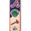 Best deal 🤩 MLB Atlanta Braves 3D Stadium Banner-6x19 by You The Fan ❤️ -You The Fan Sales Belk 2114