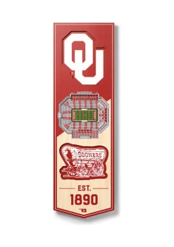 New 🎉 NCAA Oklahoma Sooners 3D Stadium Banner-6x19 by You The Fan 💯 -You The Fan Sales Belk 2144