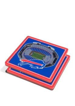 Coupon 🎁 NFL Buffalo Bills 3D StadiumViews Set of 2 Coasters - New Era Field by You The Fan 🔔