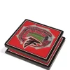 Top 10 ❤️ NFL Atlanta Falcons 3D StadiumViews Set of 2 Coasters - Mercedes-Benz Stadium by You The Fan 😍