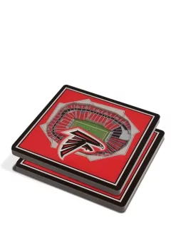 Top 10 ❤️ NFL Atlanta Falcons 3D StadiumViews Set of 2 Coasters - Mercedes-Benz Stadium by You The Fan 😍