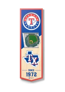 Flash Sale 🔔 MLB Texas Rangers 3D Stadium Banner-6x19 by You The Fan 🔥 -You The Fan Sales Belk 2160
