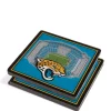 Outlet ⭐ NFL Jacksonville Jaguars 3D StadiumViews Set of 2 Coasters - TIAA Bank Field by You The Fan 💯 -You The Fan Sales Belk 2167