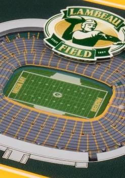 Coupon 👍 NFL Green Bay Packers 3D StadiumViews Set of 2 Coasters - Lambeau Field by You The Fan 🌟 -You The Fan Sales Belk 2182