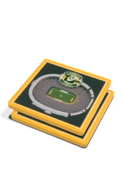 Coupon 👍 NFL Green Bay Packers 3D StadiumViews Set of 2 Coasters - Lambeau Field by You The Fan 🌟 -You The Fan Sales Belk 2183
