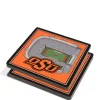 Cheap 🥰 NCAA Oklahoma State Cowboys 3D Stadium Views Coaster Set - Boone Pickens Stadium by You The Fan ⭐ -You The Fan Sales Belk 2184
