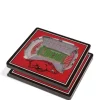 Wholesale 🤩 NCAA Arkansas Razorbacks 3D StadiumViews 2 Pack Coaster Set - Donald W. Reynolds Razorback Stadium by You The Fan 🧨 -You The Fan Sales Belk 2192
