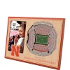 Discount 🔔 NCAA Nebraska Cornhuskers 3D StadiumViews Picture Frame - Memorial Stadium by You The Fan ✔️ -You The Fan Sales Belk 2230