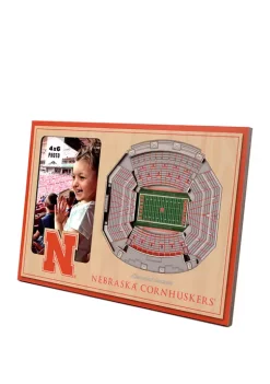 Discount 🔔 NCAA Nebraska Cornhuskers 3D StadiumViews Picture Frame - Memorial Stadium by You The Fan ✔️