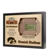 Best deal 👏 NCAA Iowa Hawkeyes 25-Layer StadiumViews 3D Wall Art - Kinnick Stadium by You The Fan 😍 -You The Fan Sales Belk 2246