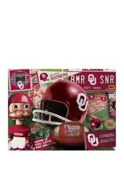 Outlet 🎁 NCAA Oklahoma Sooners Retro Series Puzzle - 500 Pieces by You The Fan 🎉 -You The Fan Sales Belk 226