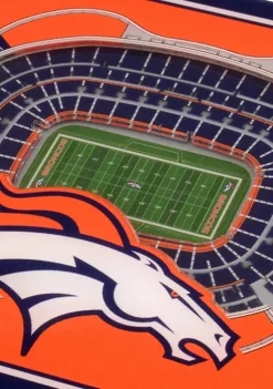 Cheap 🛒 NFL Denver Broncos 3D StadiumViews Set of 2 Coasters - Mile High Stadium by You The Fan ⭐ -You The Fan Sales Belk 2260
