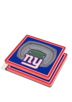 Discount 👍 NFL New York Giants 3D StadiumViews Set of 2 Coasters - MetLife Stadium by You The Fan 👍 -You The Fan Sales Belk 2264