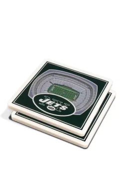 Cheap 🔔 NFL New York Jets 3D StadiumViews Set of 2 Coasters - MetLife Stadium by You The Fan 🔔 -You The Fan Sales Belk 2288
