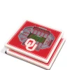 Promo 😍 NCAA Oklahoma Sooners 3D StadiumViews 2 Pack Coaster Set - Gaylord Family Oklahoma Memorial Stadium by You The Fan 🔥 -You The Fan Sales Belk 2293