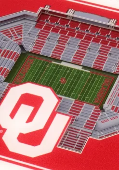 Promo 😍 NCAA Oklahoma Sooners 3D StadiumViews 2 Pack Coaster Set - Gaylord Family Oklahoma Memorial Stadium by You The Fan 🔥 -You The Fan Sales Belk 2295