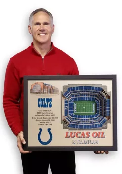 Promo 😉 NFL Indianapolis Colts 25 Layer StadiumViews 3D Wall Art - Lucas Oil Stadium by You The Fan 🤩 -You The Fan Sales Belk 2306