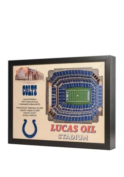 Promo 😉 NFL Indianapolis Colts 25 Layer StadiumViews 3D Wall Art - Lucas Oil Stadium by You The Fan 🤩 -You The Fan Sales Belk 2308