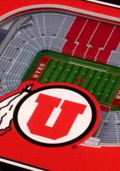 Wholesale 🎉 NCAA Utah Utes 3D Stadium Views Coaster Set - Rice-Eccles Stadium by You The Fan 🎁 -You The Fan Sales Belk 2318