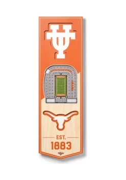 Budget ✨ NCAA Texas Longhorns 3D Stadium Banner-6x19 by You The Fan 💯 -You The Fan Sales Belk 2337