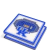 Cheap 👍 NCAA Kentucky Wildcats 3D Stadium Views Coaster Set - Rupp Arena by You The Fan ❤️ -You The Fan Sales Belk 2338