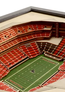 Top 10 👏 NFL Atlanta Falcons 25-Layer StadiumViews 3D Wall Art - Mercedes-Benz Stadium by You The Fan ✔️ -You The Fan Sales Belk 2350
