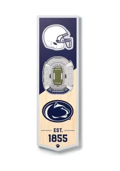 Flash Sale 🥰 NCAA Penn State Nittany Lions 3D Stadium Banner-6x19 by You The Fan 🔔