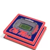 Coupon 😀 NCAA Mississippi Rebels 3D StadiumViews 2 Pack Coaster Set - Vaught Hemingway Stadium by You The Fan 😀 -You The Fan Sales Belk 2396