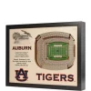 Best deal ⌛ NCAA Auburn Tigers 25-Layer StadiumViews 3D Wall Art - Jordan-Hare Stadium by You The Fan 🔥 -You The Fan Sales Belk 2400