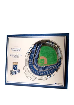 Promo 🧨 MLB Kansas City Royals 5-Layer StadiumViews 3D Wall Art - Kauffman Stadium by You The Fan 🌟